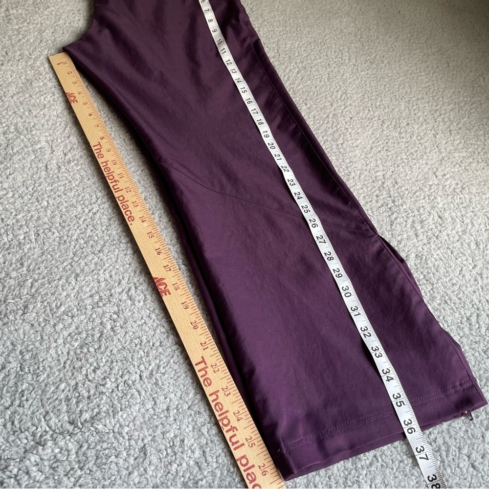 Nike Pant‎ Women's L(12-14) Straight leg, zipped pockets/slits bottom purple,VTG - Picture 14 of 15